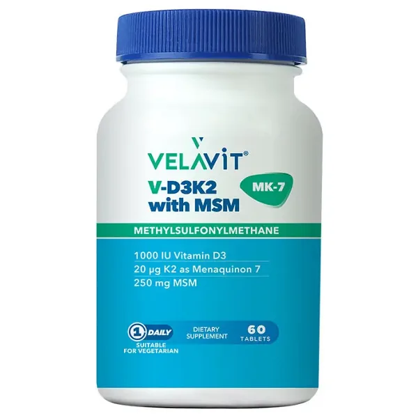 Velavit V-D3K2MSM 60 Tablet
