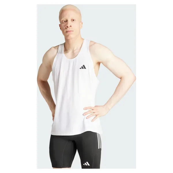 Whıte Adidas Erkek Koşu - Yürüyüş Atlet Otr B Tank Ik7435 Beyaz