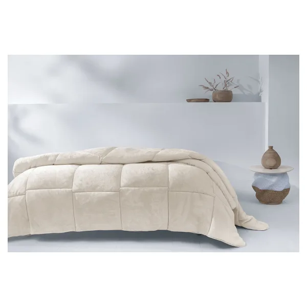 Yataş Macaron Krem 155x215 Cm Welsoft Tek Kişilik Yorgan