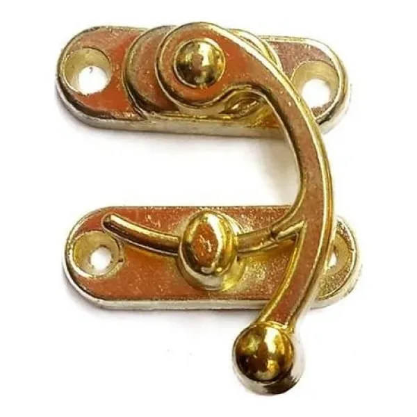 Yay Gözü, Ahşap Kutu Klipsi - Minik 20x24 mm, Sarı, 100 Adet