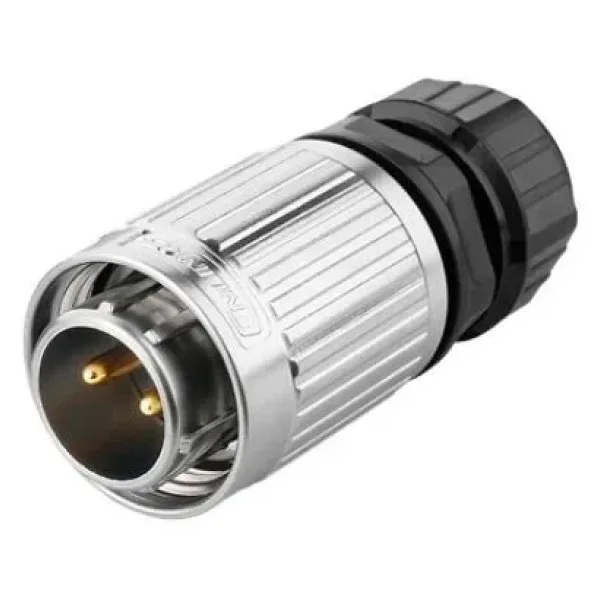 YW-20-C02PE-03-001 2-Pin Su Geçirmez Konnektör - Erkek