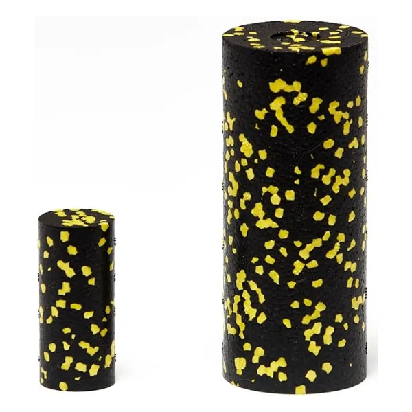 Actifoam 2'li Set Mini ve Mikro Foam Roller (Siyah + Sarı)