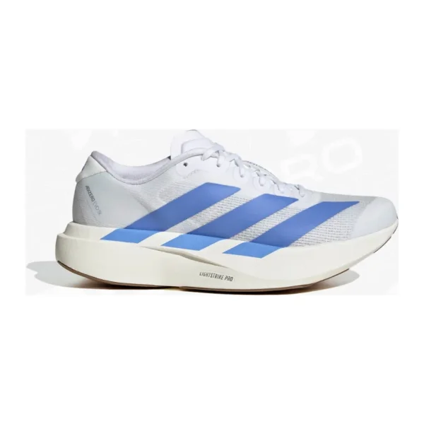 Adidas Adizero Evo SL JS4454 Beyaz-Mavi Kadın Koşu Ayakkabısı
