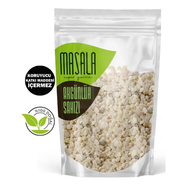 Ak Günlük Sakızı 100 g - Sığla - Buhur (Boswella Serrata)