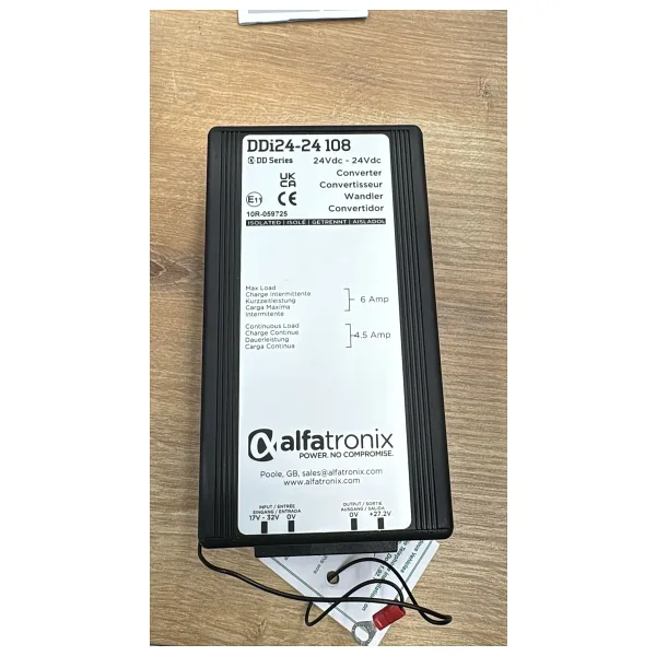 Alfatronix DDI 24-24 108W 4.5A DC-DC Dönüştürücü 24V’den 24V’ye