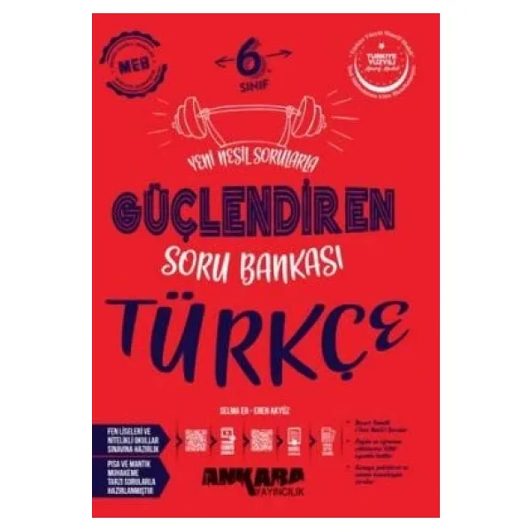 Ankara Yayınları 6.Sınıf Türkçe Güçlendiren Soru Bankası