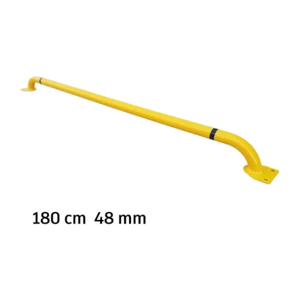 Araç Stoper İmalatı Otopark Araç Stoperi Lastik Sonlandırma Demiri 180 Cm Ø48mm 2Mm Sarı