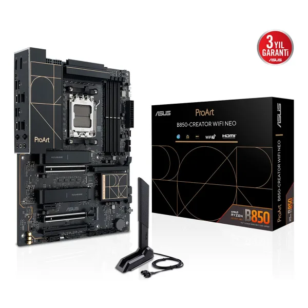 Asus ProArt B850-Creator Wi-Fi Neo AMD AM5 DDR5 ATX Anakart