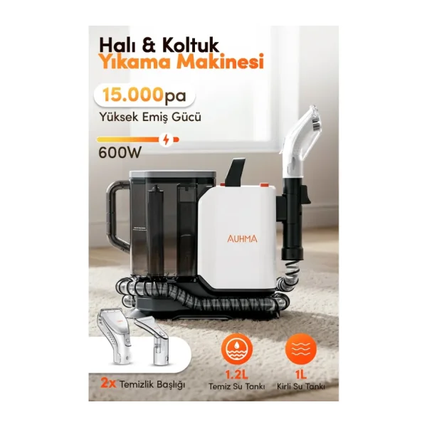 Auhma ASPT-04 AquaClean Pro 600 Koltuk ve Halı Yıkama Makinesi