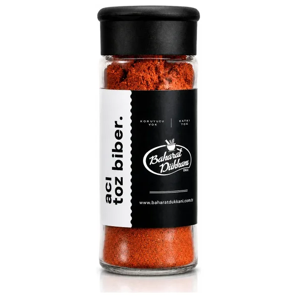 Baharat Dükkanı Acı Toz Biber 45 gr Cam