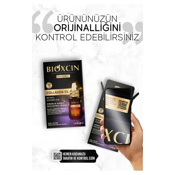 Bioxcin Skin Expert Collagen %5 Kırışıklık Karşıtı Sıkılaştırıcı Serum 30 ml