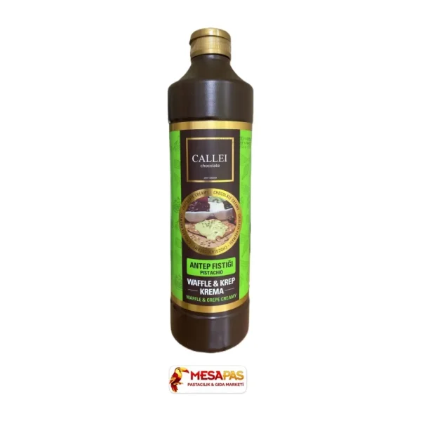 Callei Chocolate Antep Fıstıklı Waffle & Pankek & Krep Sosu 1 kg