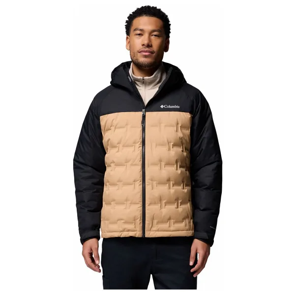 Columbia Grand Trek III Down WM7857-262 Kapüşonlu Açık Kahverengi Erkek Şişme Mont