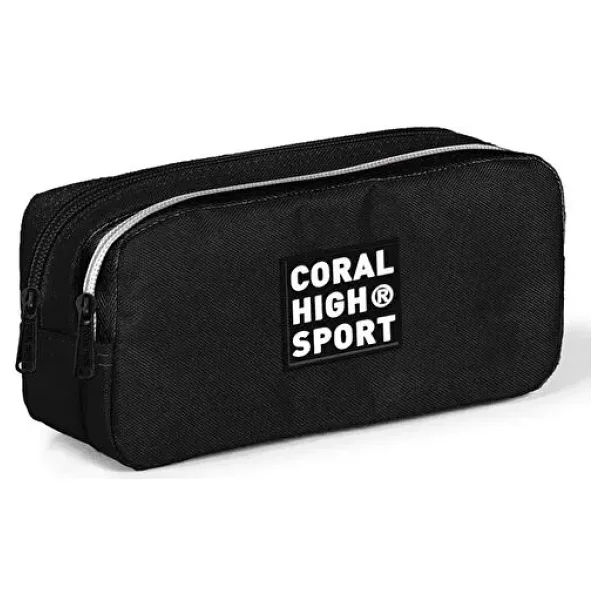 Coral High 22261 Sport Siyah 2 Bölmeli Kalemlik