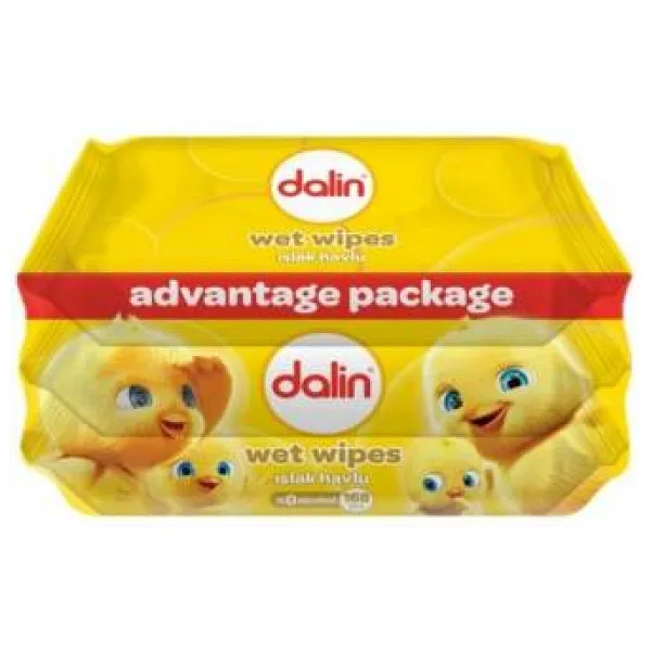 Dalin 56 Yaprak 3'lü Paket Islak Mendil