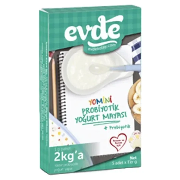 Evde Yomini Probiyotik Yoğurt Mayası 5 x 1 G