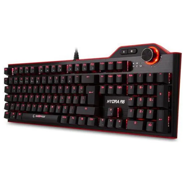 Everest Rampage Hydra R6 Siyah USB Aydınlatmalı Gaming Pro Q Multimedia Mekanik Klavye