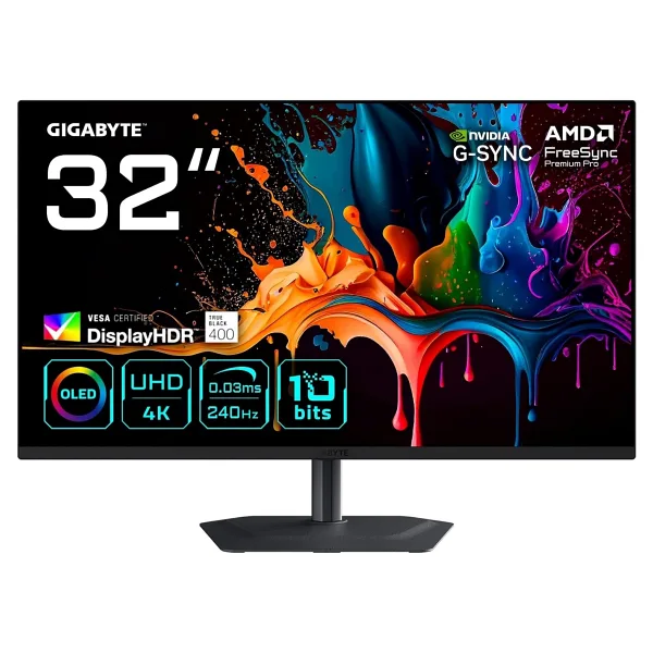 Gigabyte MO32U2 31.5" 0.03 ms 4K Pivot 240 Hz OLED Oyuncu Monitörü