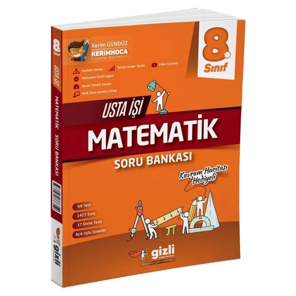Gizli Yayınları 8. Sınıf LGS Matematik Usta İşi Soru Bankası