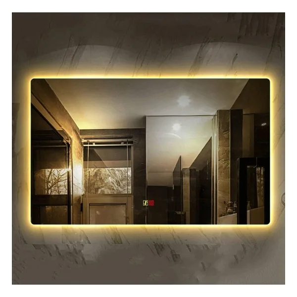 H 80x100cm Buğu Çözücülü Dokunmatik Işıklı Ledli Banyo Aynası