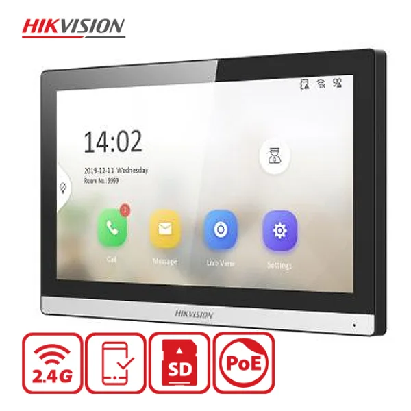 Hikvision DS-KH6350-WTE1 7" Görüntülü Villa Tipi Diafon