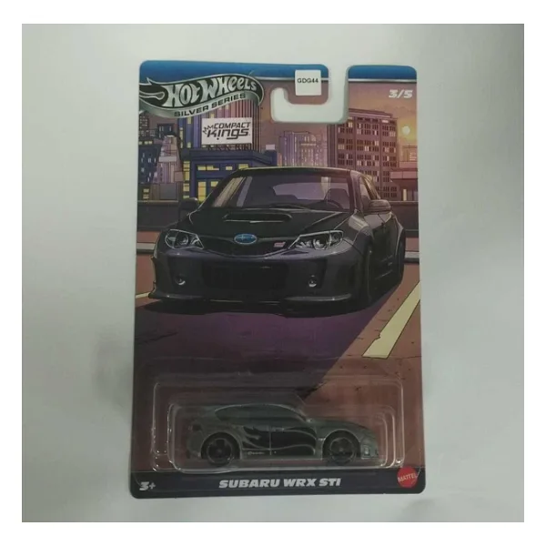 Hot Wheels Silver Series Compact Kings Subaru WRX STI GDG44-JKX59