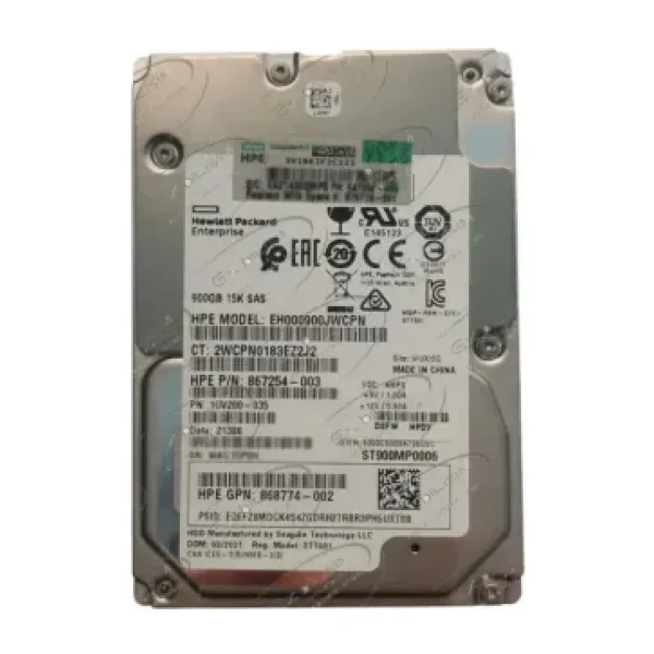 HP 900 GB 867254-003 2.5" Sunucu Sabit Disk