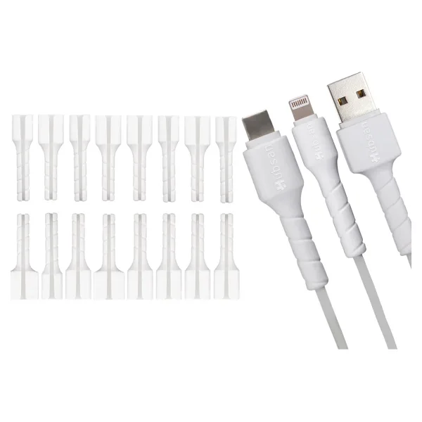 Huarun 16'lı Kablo Koruyucuseti Apple iPhone Ve Android Type-C Lightning Ve USB Kablo Koruyucu 8 Takım
