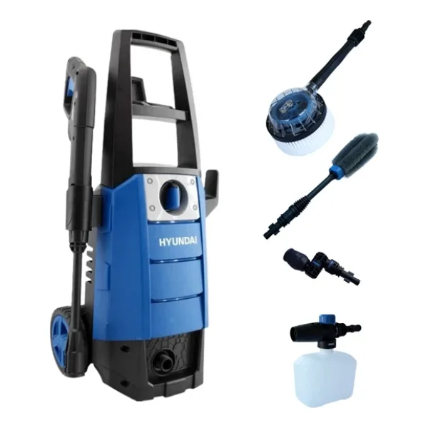 Hyundai HYB80CK Basınçlı Yıkama Makinesi 1500W 120 Bar CAR KIT 4'ü 1 Arada