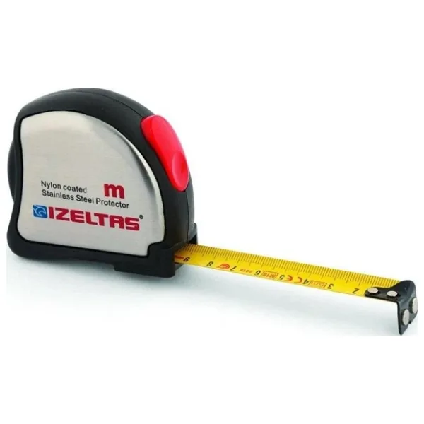 İzeltaş 0588150013 3 m Krom Şerit Metre