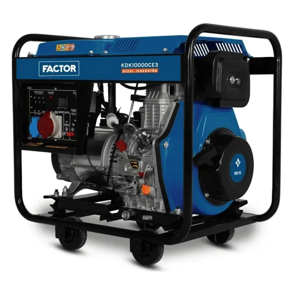 Kama KDK10000CE3 9.4 kVA İpli/Marşlı Dizel Jeneratör
