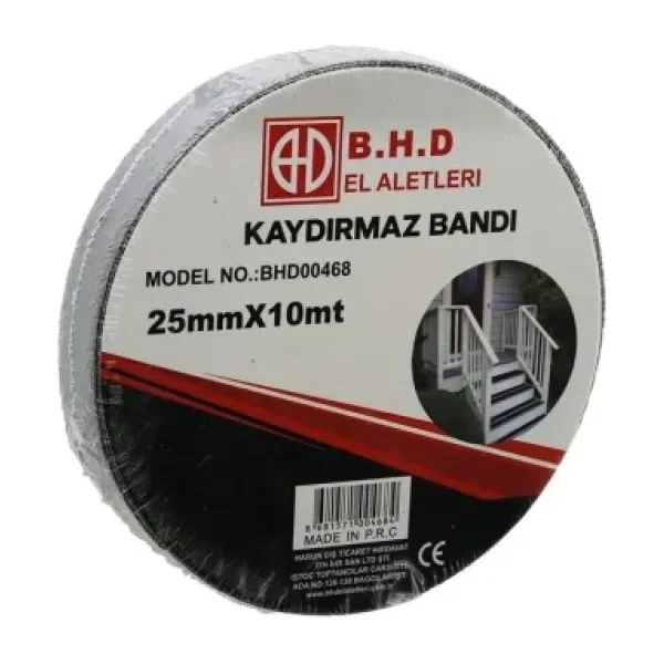 Kaydırmaz Bant Siyah 25Mm X 10Mt