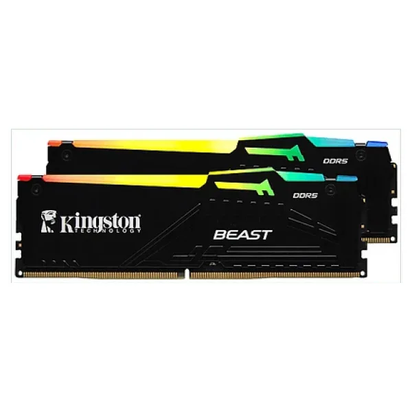 Kingston Fury Beast RGB 16 GB (2x8) 5600 MHz CL36 KF556C36BBEAK2/16 DDR5 Ram