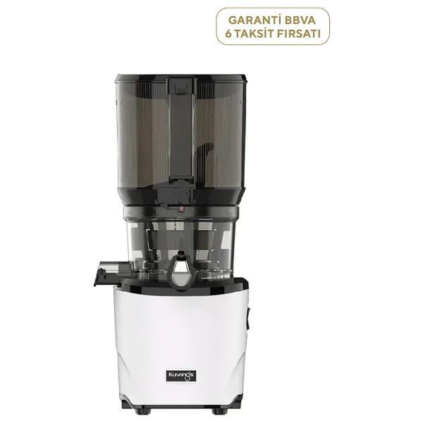 Kuvings Auto10 Hands Free Slow Juicer Beyaz Katı Meyve Sıkacağı