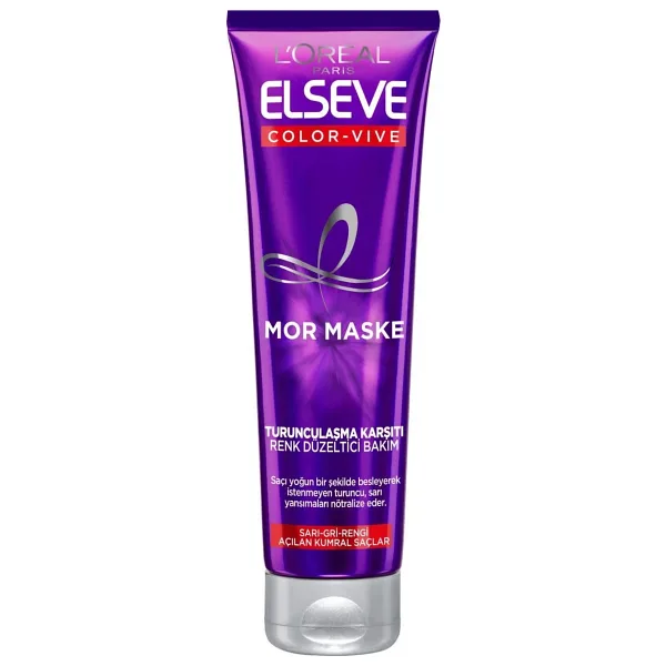 L'Oreal Paris Elseve Turunculaşma Karşıtı 150 ml Mor Maske