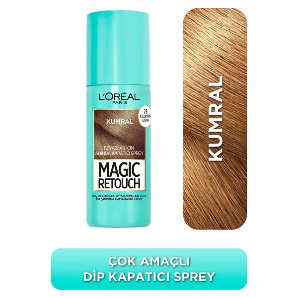 L'Oreal Paris Magic Retouch Kumral 75 ml Sprey Saç Boyası