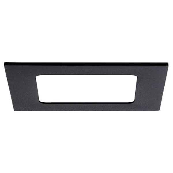 LAMPTIME 6W Panel LED Slim Kare Spot 3000K Gunışığı Işık Siyah Gövde 263328 - Gün Işığı