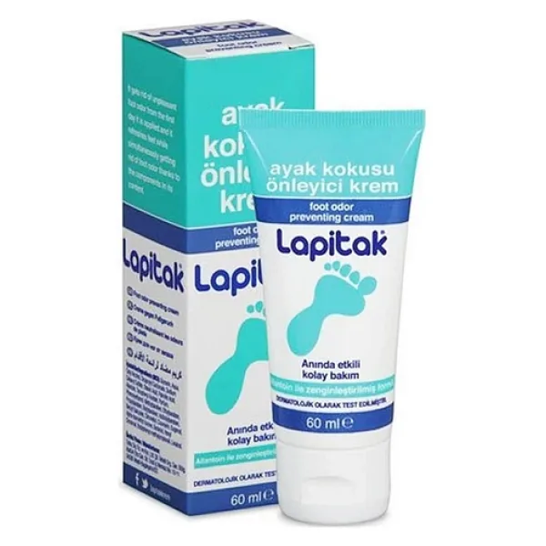 Lapitak Ayak Kokusu Önleyici Krem 60 ml 3 Adet