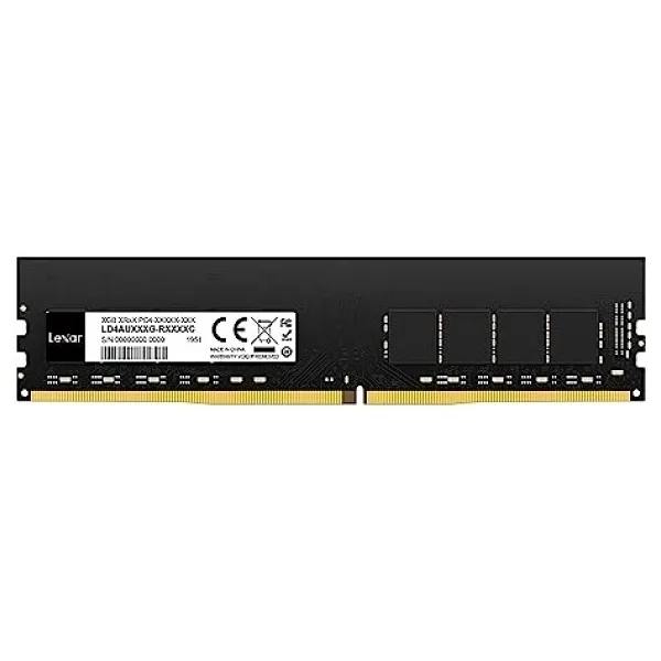 Lexar Udımm Ddr4 Ram 16 Gb, 3200 Mhz Ram Ddr4, 288 Pinli U-Dımm Masaüstü Belleği, Yüksek Performanslı Bilgisayar Belleği, Pc Ram Modülü Yükseltmesi, Yüksek Performanslı Bellek, CL22-22-22-52, 1,2V