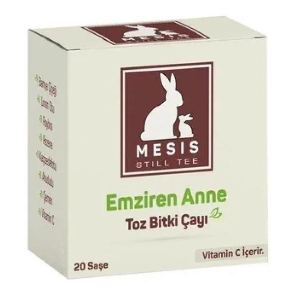 Mesis Stell Tee 20 Saşe Emziren Anne Toz Bitki Çayı