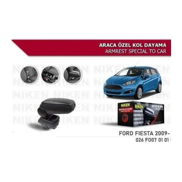 NİKEN FORD FİESTA ARACA ÖZEL KOL DAYAMA KOLCAK 2009 SONRASI