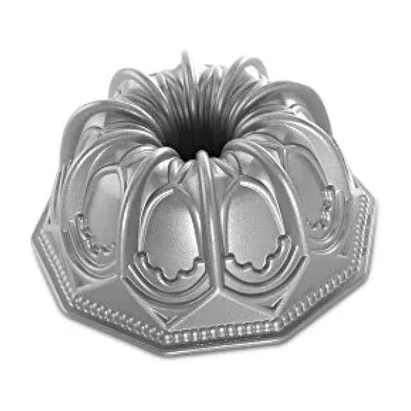 Nordic Ware kek kalıbı/pasta kalıbı/Motivbackform - küçük kubbe, alüminyum, gümüş, 24 x 24 x 10,2 cm, 1 birim