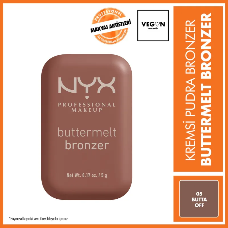 NYX Professional Makeup Buttermelt 05 Butta Off Krem Bronzer