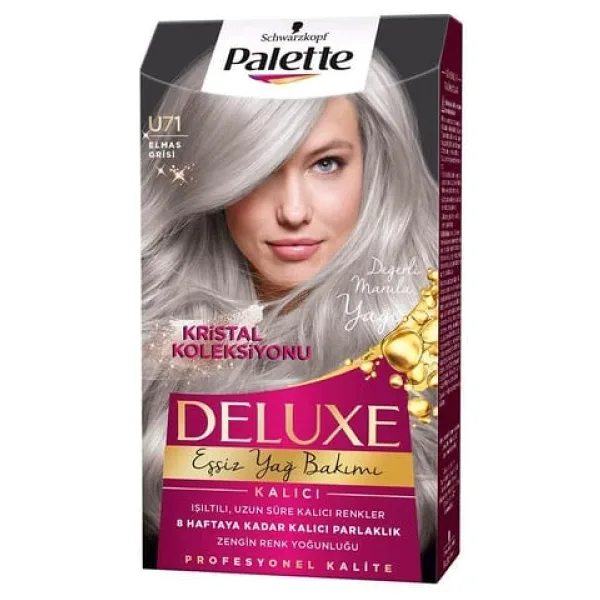 Palette Deluxe U71 Buzul Grisi Saç Boyası