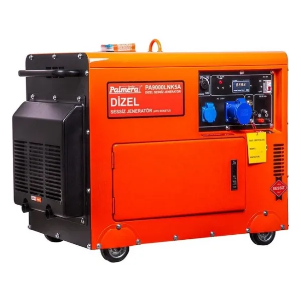Palmera PA9000LNK5A 8 kVA Marşlı Dizel Sessiz Jeneratör