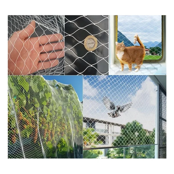 Polatoğlu Tarım 3 x 3 Metre Kuş Filesi, Balkon Filesi, Kedi Filesi, Kuş Önleme Filesi, Kuş Kedi Filesi, Balkon Kuş Önleme Filesi