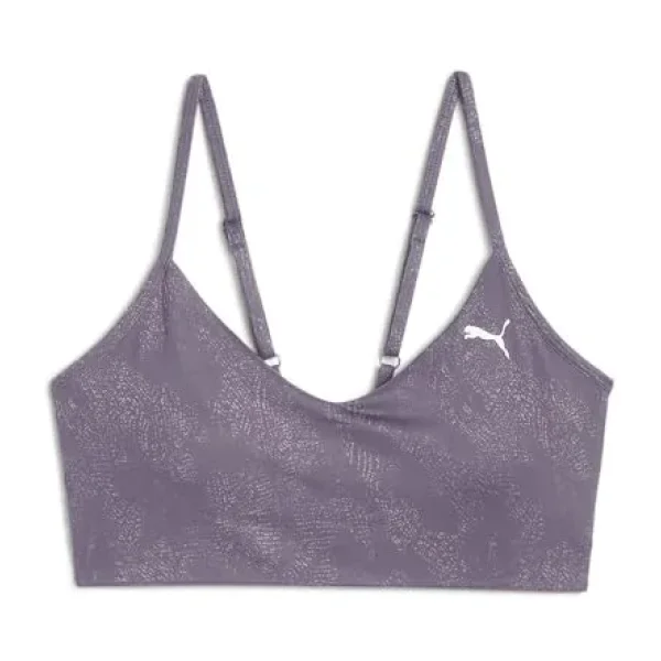 PUMA Kadın STUDIO MOVE YOGINI BRA AOP-Pale Plum Sports Bras XS