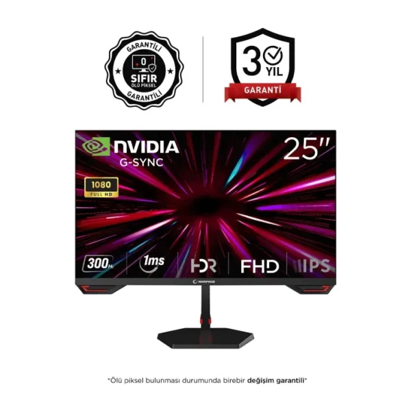 Rampage Crimson CR25R300F 25" 1 ms Full HD IPS 300 Hz Oyuncu Monitörü