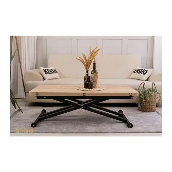 Relax Akıllı Sehpa - Safir Meşe - AHŞAP
