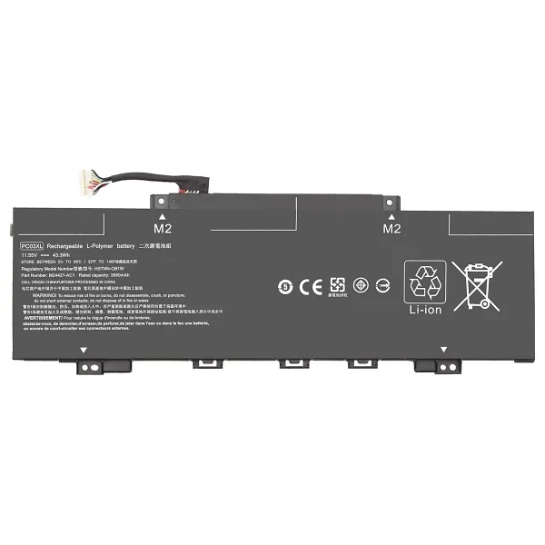 RETRO Hp Pavilion Aero 13-be0000, PC03XL Notebook Bataryası